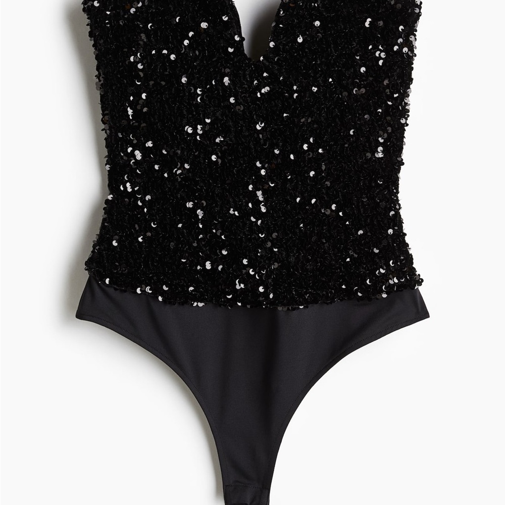 SEQUINED THONG BODY